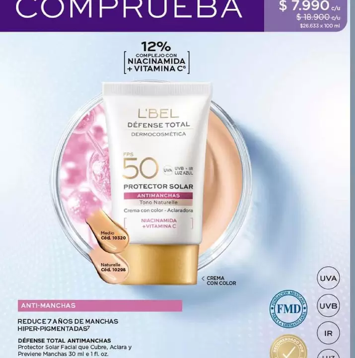L'Oréal - Reduce 72 Aros De Manchas Hiper-gientapas