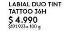 Duo - Lábial Tint Tattoo 36H