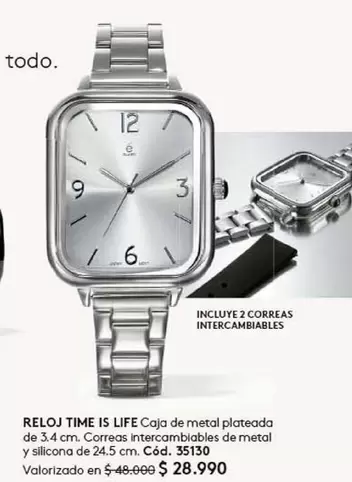 Metal - Reloj Time Is Life