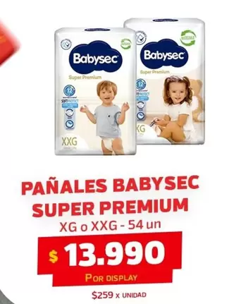 Babysec - Pañales Super Premium