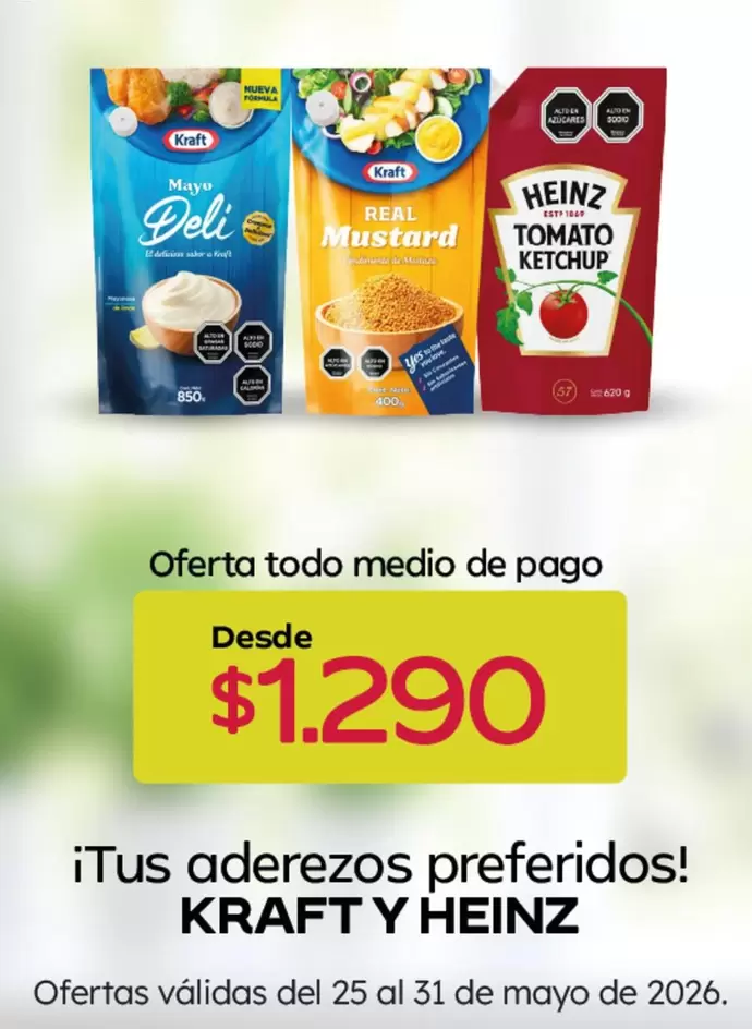 Kraft - i Tus aderezos prefeidos