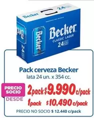 Becker - Pack Cerveza