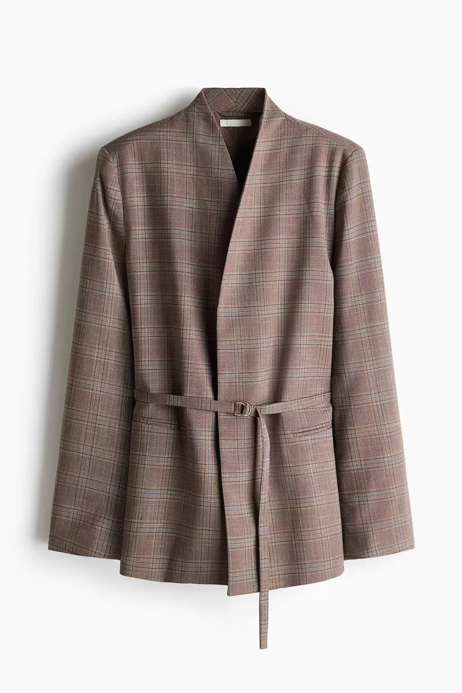 Blazer abierto con cinturón