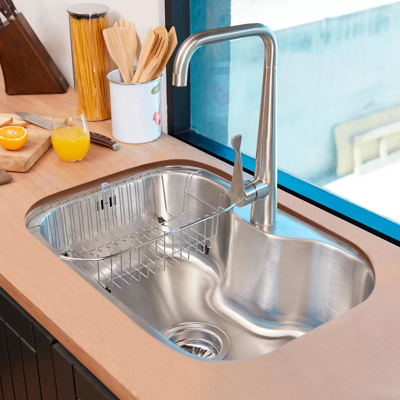 Lavaplatos Bajo Cubierta Acero Inox Small Acqua