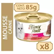 Pack Fancy Feast Mousse Carne 8 unidades