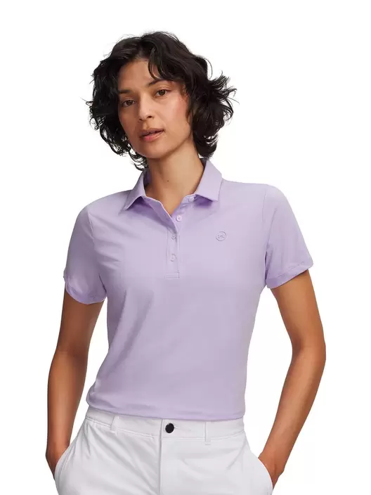 UA Drive Polo morado para mujer