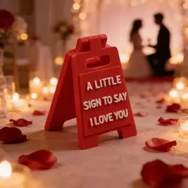 -10%Pequeña decoración de sobremesa de plástico "Te amo", decoración minimalista para el escritorio del hogar u oficina, adecuada como regalo de aniversario de boda o Día de San Valentín para esposo, esposa, novio o novia