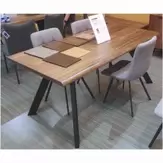 Comedor Walnut Grey 6 Sillas fjäder