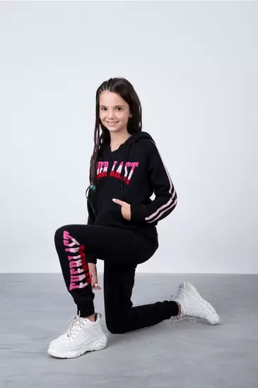 Jogger Wild Niña Negro Everlast