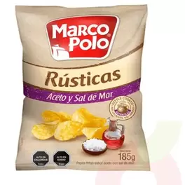 Papas Aceto Sal De Mar Marco Polo 185Gr