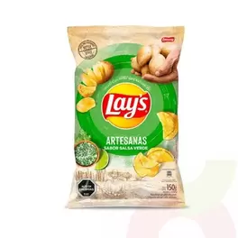 Papas Artesanal Salsa Verde Lays 150Gr