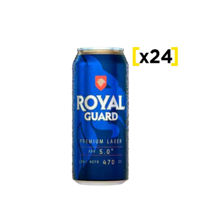 Cerveza Royal Guard lata 470 CC x24$20.990$28.990