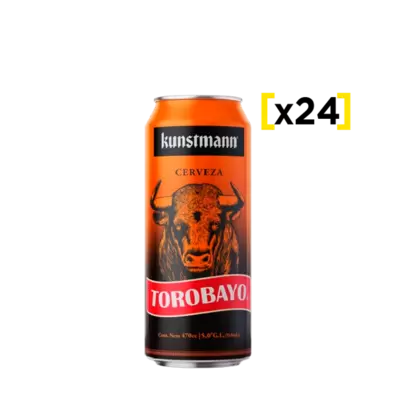 Cerveza Kunstmann Torobayo lata 470 CC x24$37.990$47.760