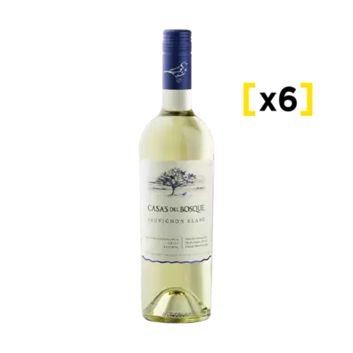 Vino Casas del Bosque Reserva Sauvignon Blanc Botella 750cc x6$41.400$58.500