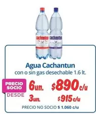 Cachantun - Agua Con O Sin Gas Desechable