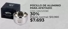 Pocillo De Aluminio Para Afeitado