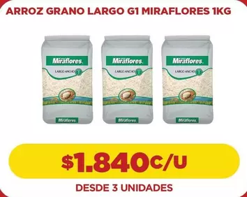 Miraflores - Arroz Grano Largo G14