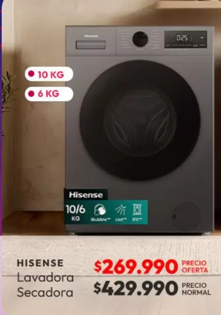 Hisense - Lavadora Secadora