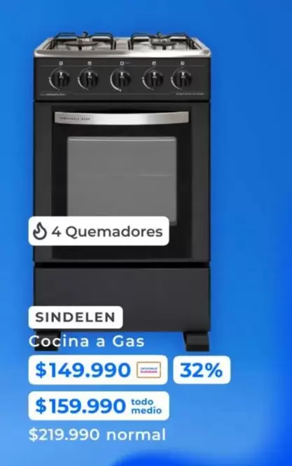 Sindelen - Cocina A Gas