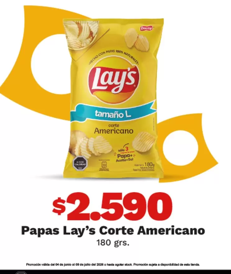 Lay's - Papas  Corte Americano