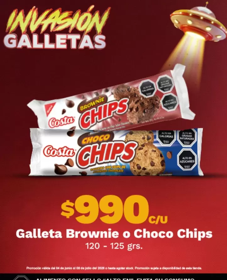 Costa - Galleta Brownie O Choco Chips
