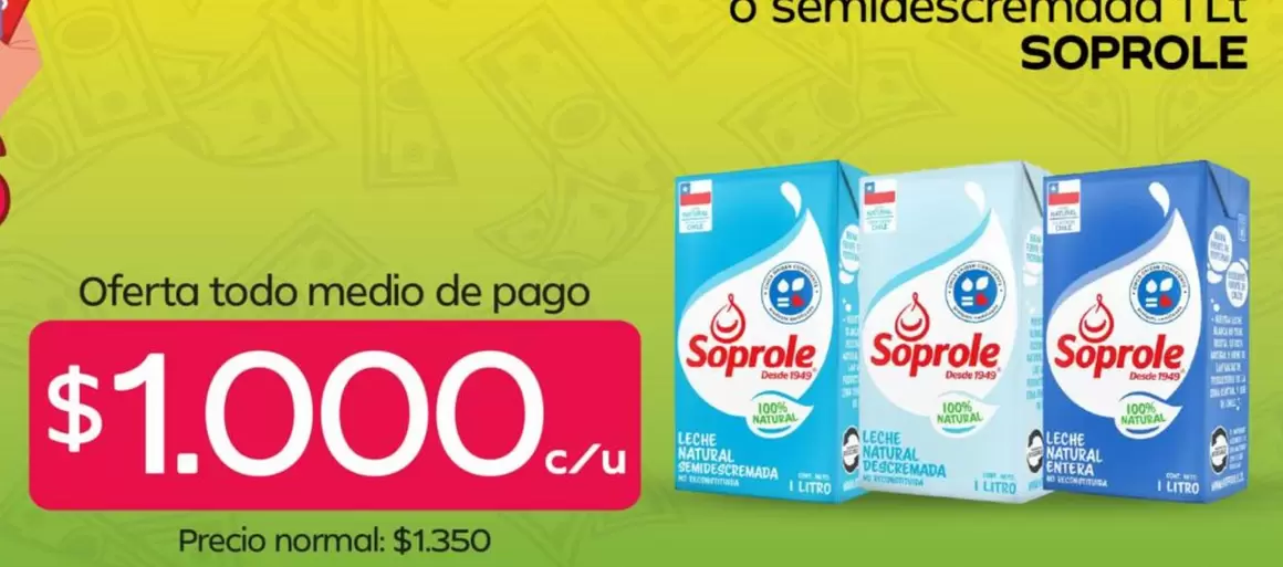 Soprole - Oferta todo medio de pago