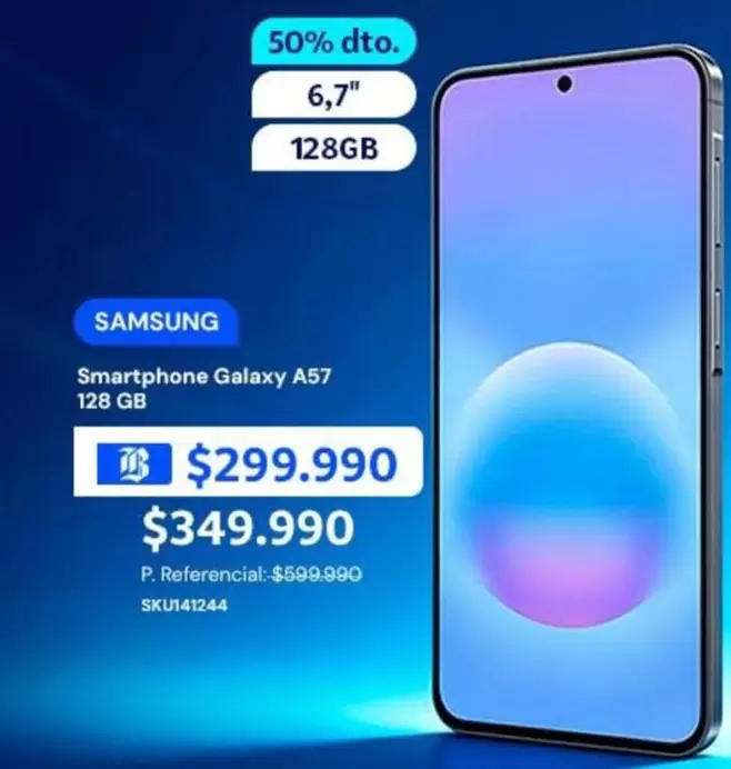 Samsung - Smartphone Galaxy A57 128GB