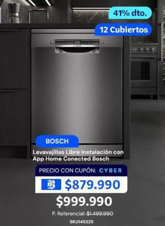 Bosch - Lavavajillas Libre Instalación Con App Home Connected