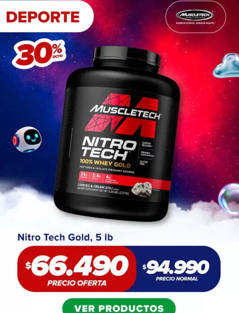 Gold - Nitro Tech , 5 lb