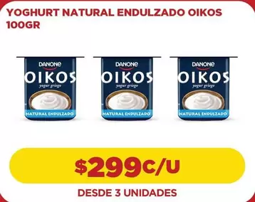 Danone - Yogurt Natural Endulzado