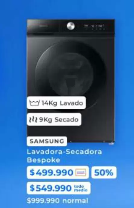 Samsung - Lavadora-Secadora Besooke
