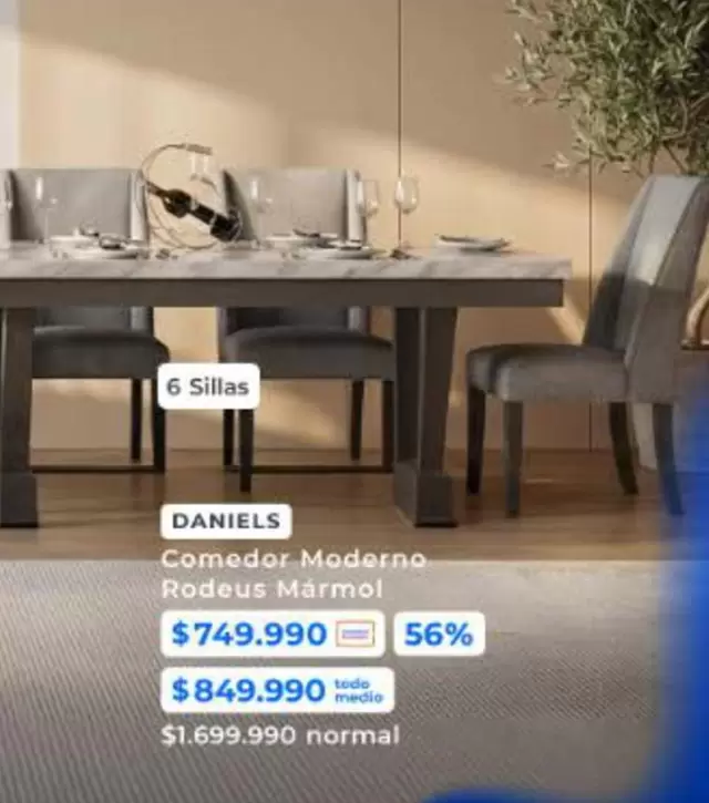 Comedor. Moderno Rodeus Marmol