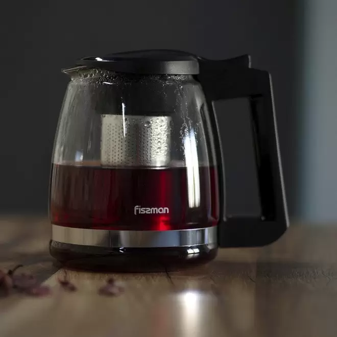 Tetera De Vidrio Con Infusor 1600ml