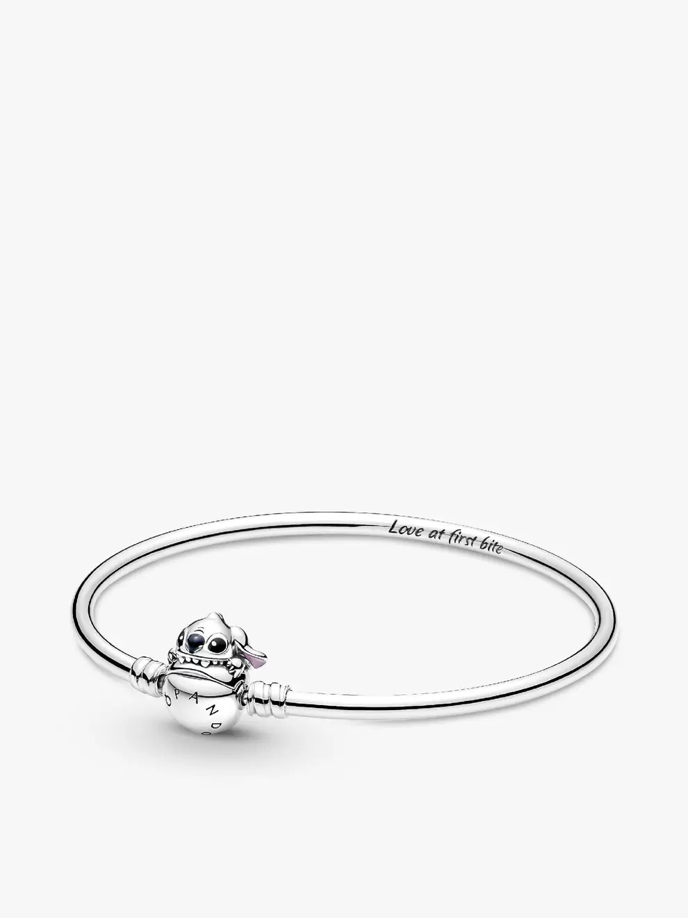 Brazalete rígido con cierre Mordida de Stitch de Disney Pandora Moments
