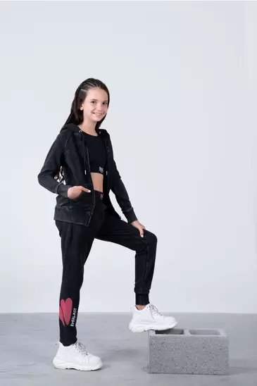 Jogger Rabbit Niña Gris Everlast