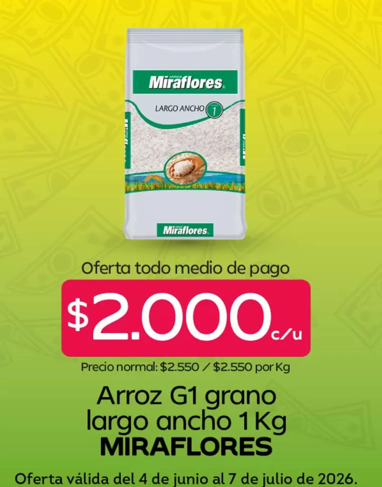 Miraflores - Arroz G14 Grano Largo Ancho