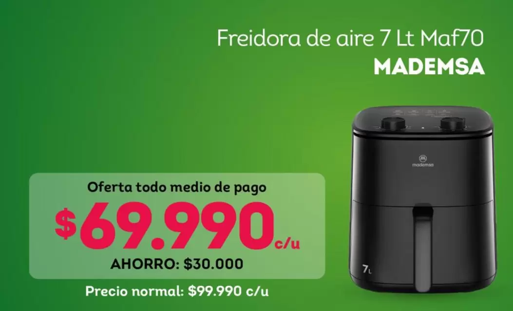 Mademsa - Freidora De Aire