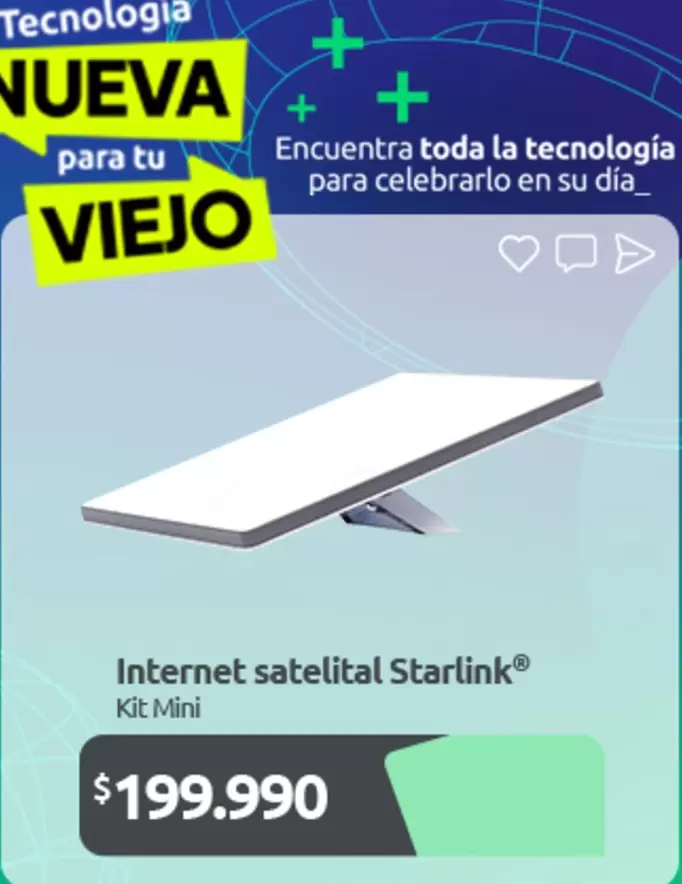 Internet satelital Starlink