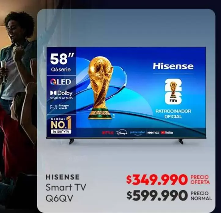 Hisense - Smart Tv Q6QV