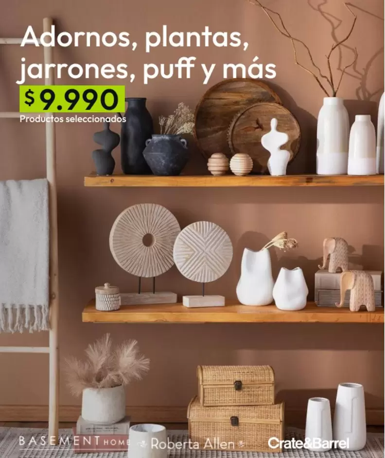 Adornos, Plantas, Jarrones, Puff Y Mas