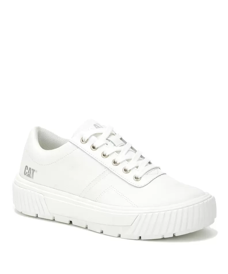 Zapatilla Casual Mujer Amp Canvas Blanco Bright White/Birch Cat