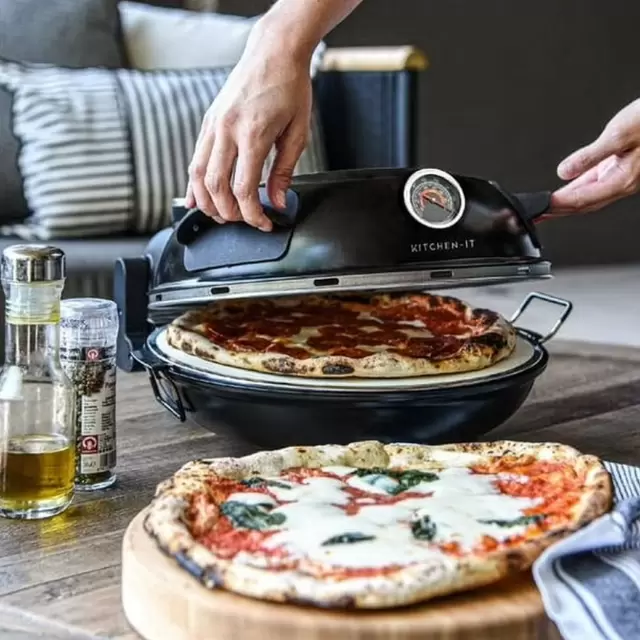 Horno para Pizza a la Piedra Black Edition