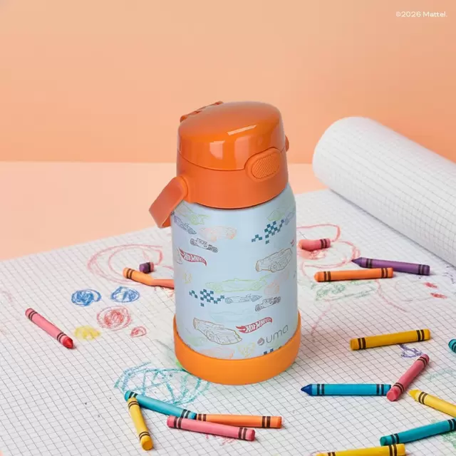 Botella Térmica Niños Hot Wheels Class 450ml Acero Inox
