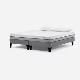 Cama Europea Pratta 2 Plazas + Almohadas Light