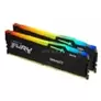 Kit Memorias RAM Kingston Fury Beast RGB de 64GB (2 x 32GB, DDR5, 6000MHz, CL30, EXPO, DIMM)