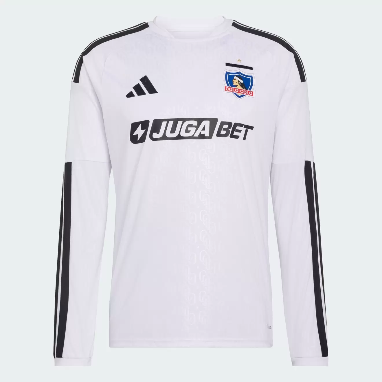 camiseta adidas colo colo local 2026 manga larga adulto