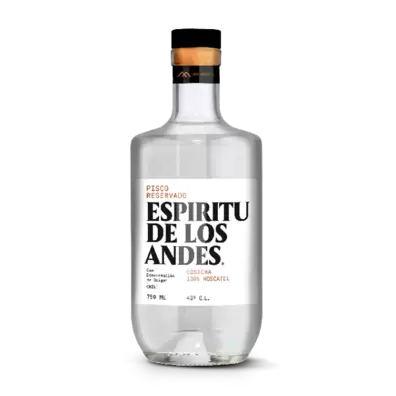 Pisco Espiritu de los Andes Botella 750cc$13.490$17.987 x lt.