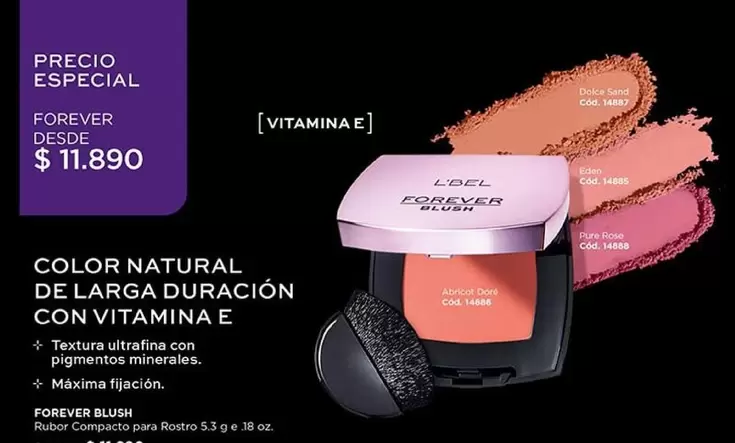 Color Natural De Larga Duracion Con Vitamina E