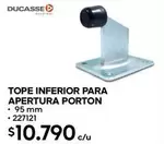 Tope Inferior Para Apertura Porton