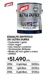 Lanco - Esmalte Sintetico 3x Ultra Durex